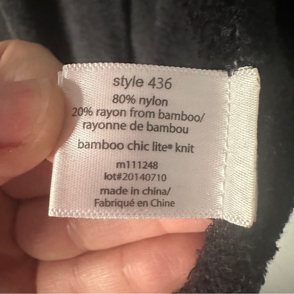 Barefoot Dreams Bamboo Chic Lite Island Wrap Cardigan Sweater Black L/XL - Picture 12 of 13